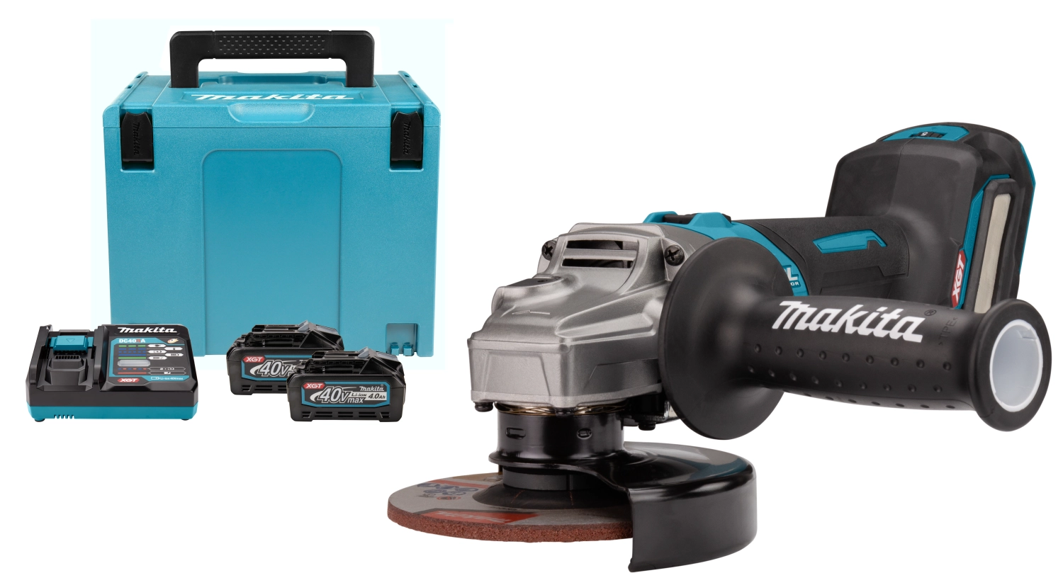 Makita GA026GM201 40 V Max Haakse slijper 125 mm Body-image