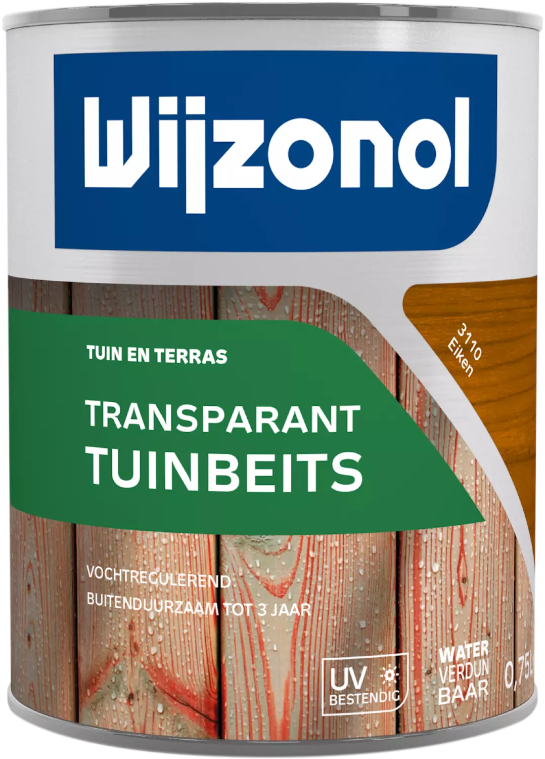 Wijzonol Transparant Tuinbeits - 3110 Eiken - 0,75L-image