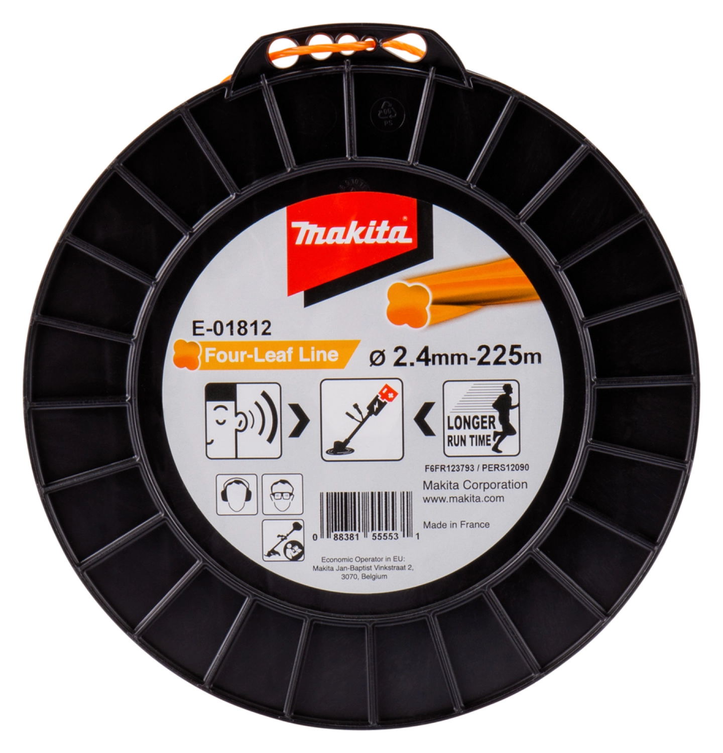 Makita E-01812 Maaidraad - 2,4mmx225m-image