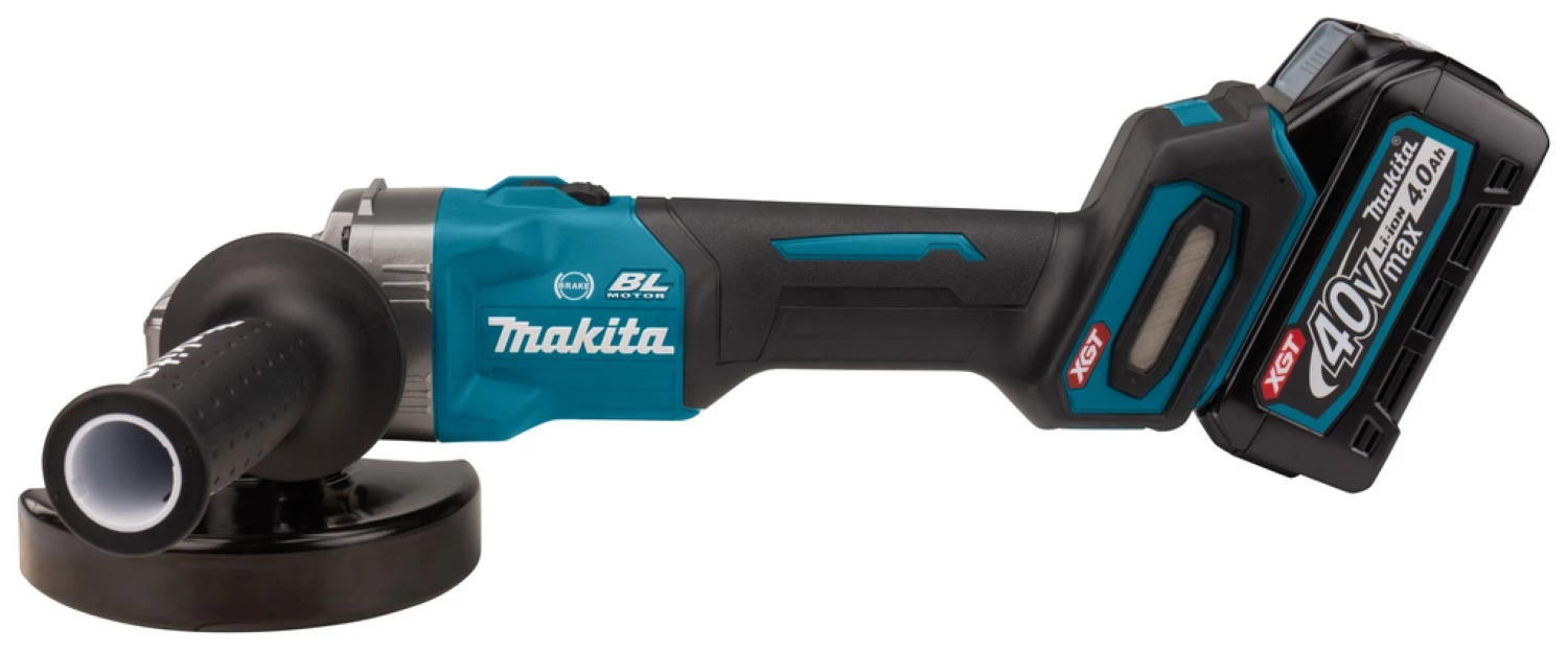 Makita GA005GM201 Meuleuse d'angle sans-fil - XGT 40V Li-ion - 2 batteries 4,0 ah - Mbox - 125 mm - Brushless-image