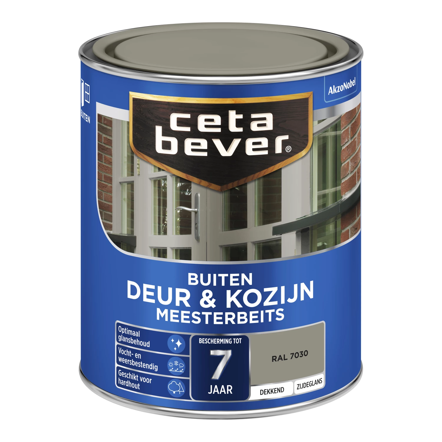 Cetabever Meesterbeits Deur En Kozijn Dekkend - Steengrijs - 750ml-image