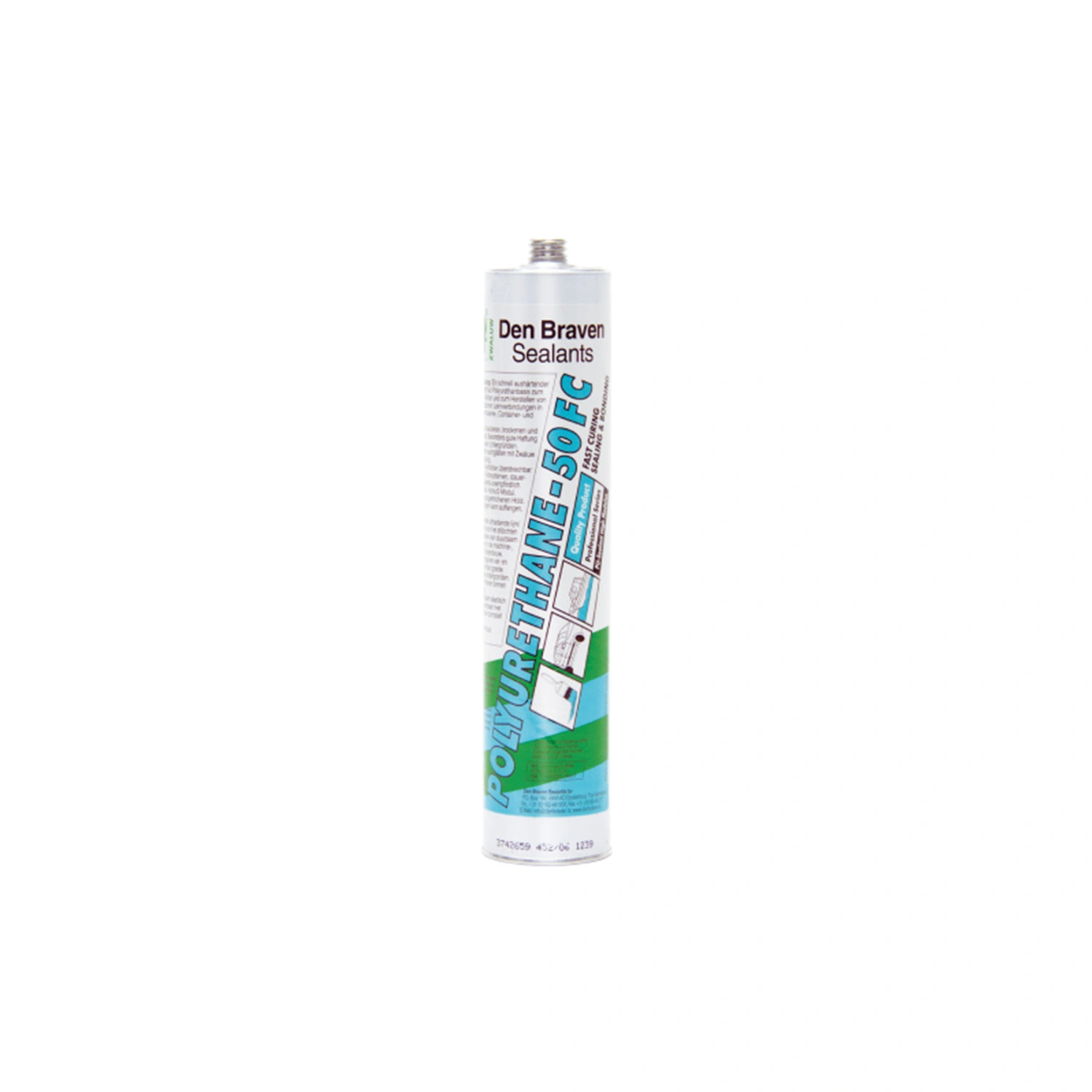 Zwaluw Den Braven 31000261 Polyurethane-50FC Afdichtingskit - Grijs - 310ml