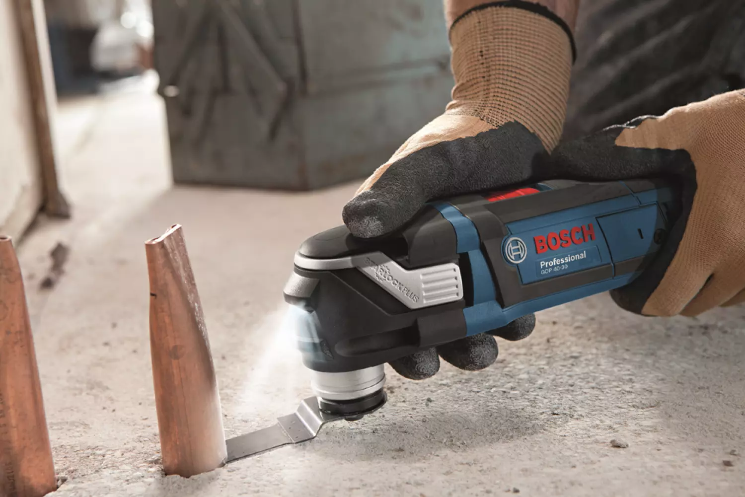 Bosch GOP 40-30 Multitool + 16 delige accessoireset in L-Boxx - 400W-image