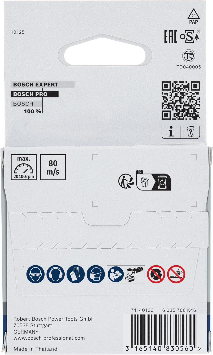 Bosch 2608601520 - Disque à tronçonner Expert for Inox A 60 R, 76 x 1 x 10 mm 5 pieces-image