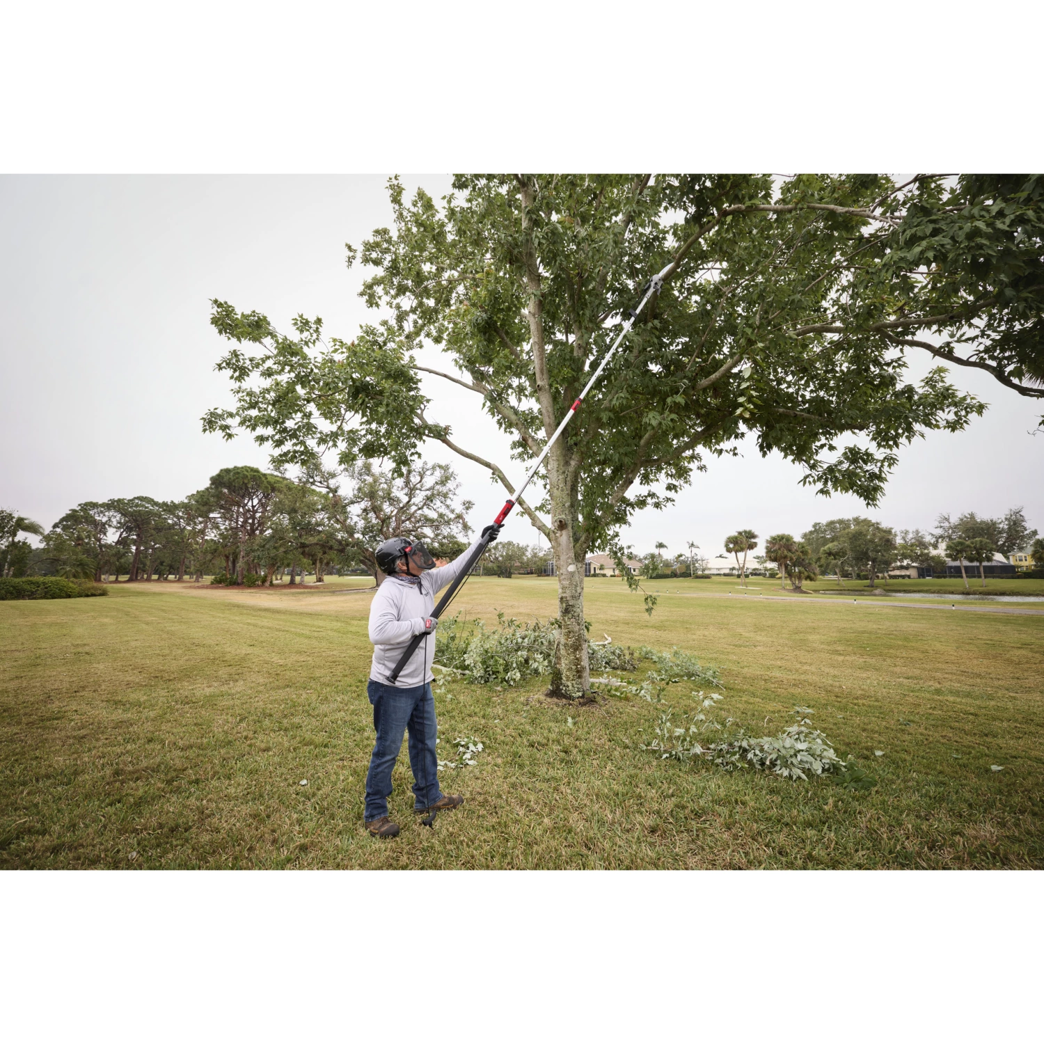 Milwaukee 4932498626 Scie à perche et sécateur-image