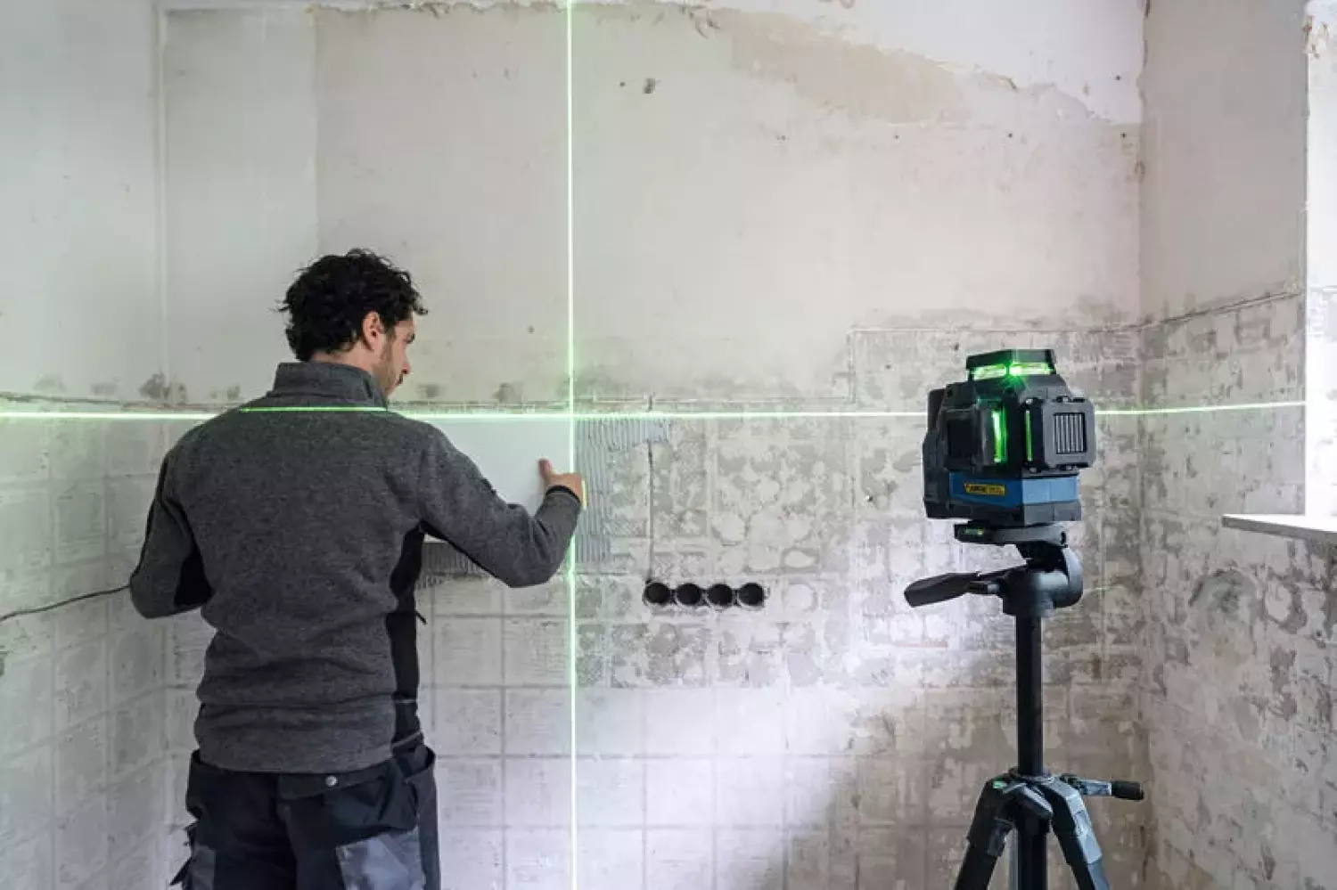 Bosch GLL 12V-100-33 CG 12V accu Lijnlaser in tas-image