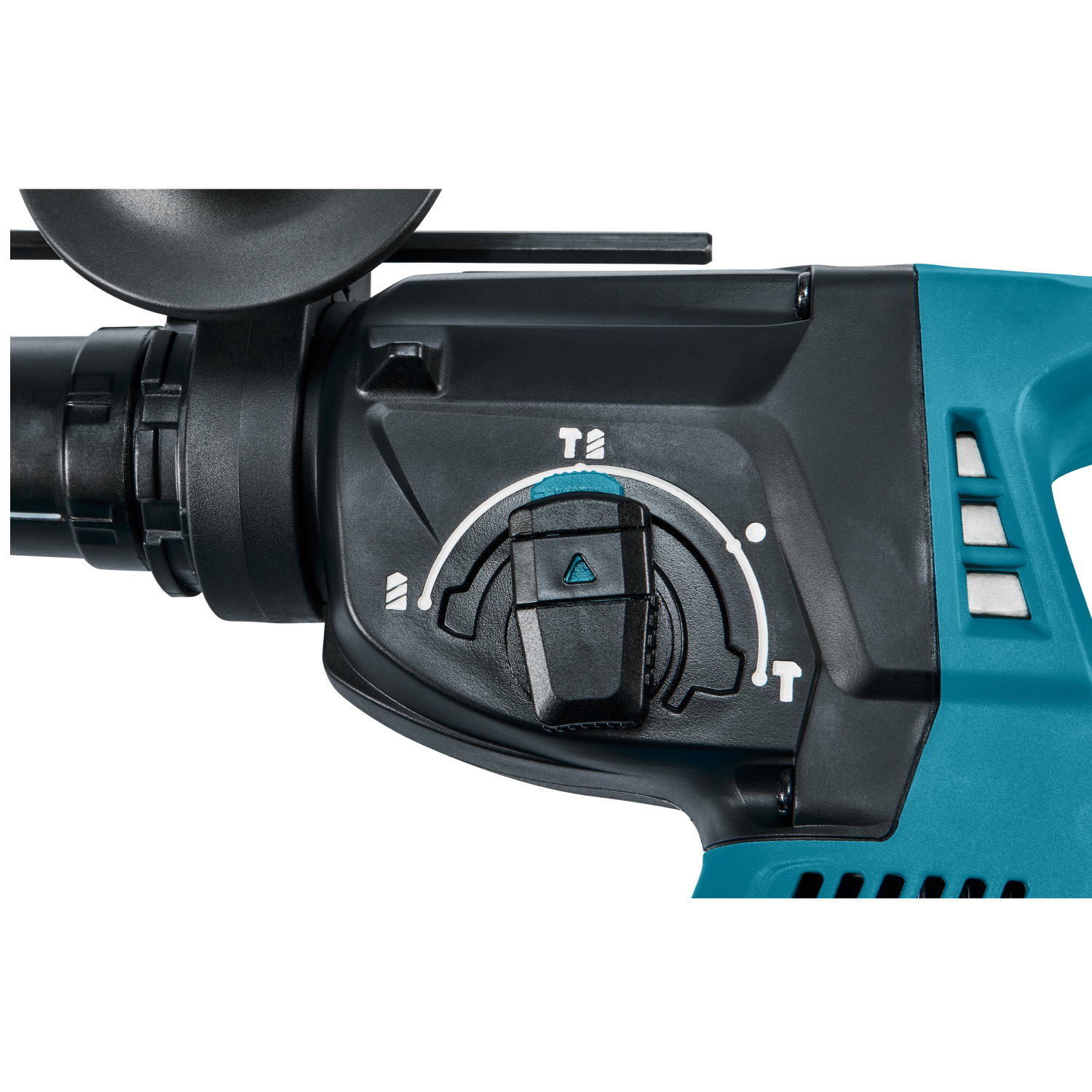 Makita DHR243RMJV 18V Li-Ion Accu SDS-plus combihamer incl. snelspanboorkop en stofafzuiging set (2x 4.0Ah accu) in Mbox - 2J - koolborstelloos-image