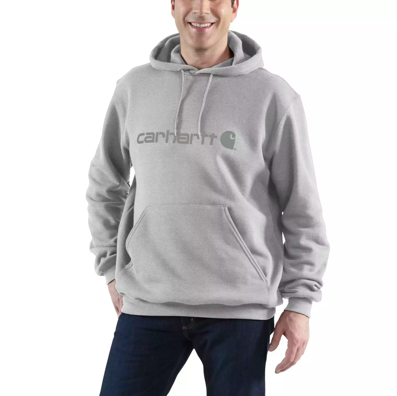 Carhartt M Sweat-shirt Mrquette Logo - gris - L-image