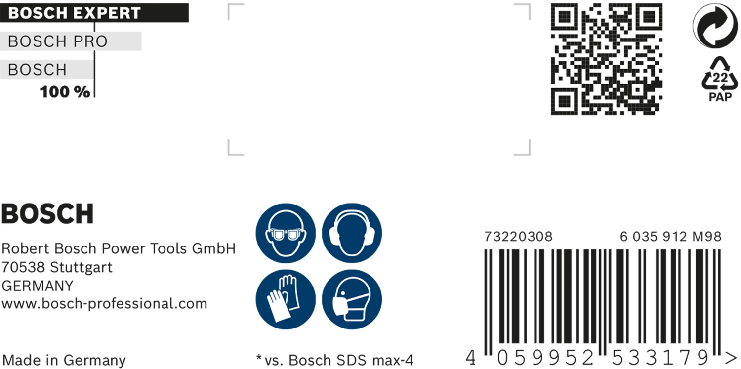 Bosch 2608900243 EXPERT Hamerboor SDS Max-8X - 25x800x920mm-image