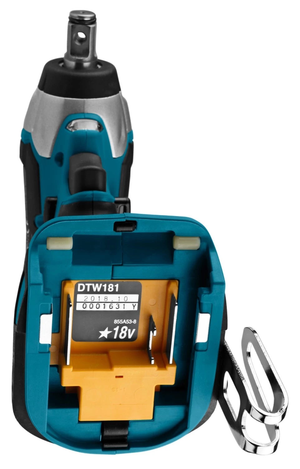 Makita DTW181RTJ Boulonneuse à chocs sans-fil - 18V Li-ion - 2 batterie 5,0 Ah - Mbox - 210Nm - 1/2" - Brushless-image