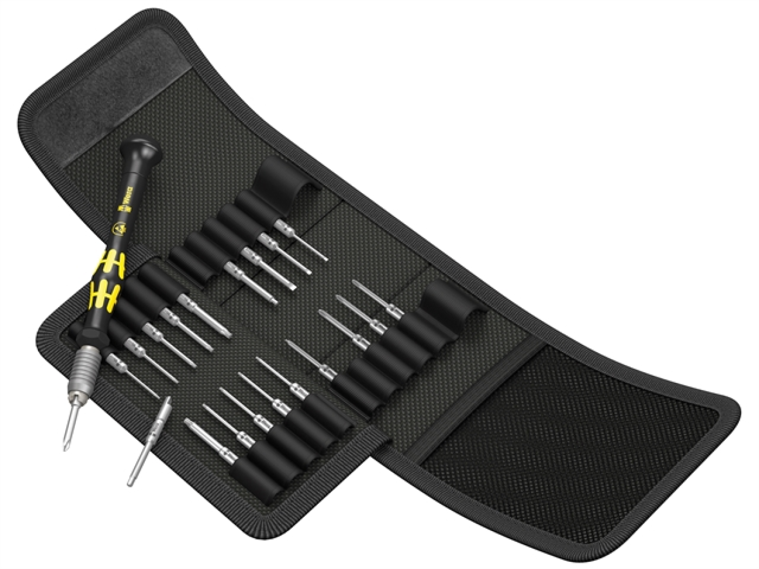 Wera 05073671001 20 pièces Kraftform Kompakt Micro 20 ESD 1 Jeu de tournevis dans un étui-image