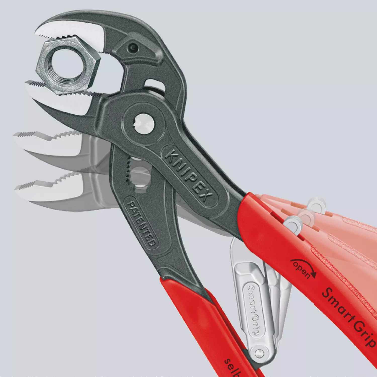 Knipex 8501250 SmartGrip Waterpomptang - Automatisch - 250mm-image