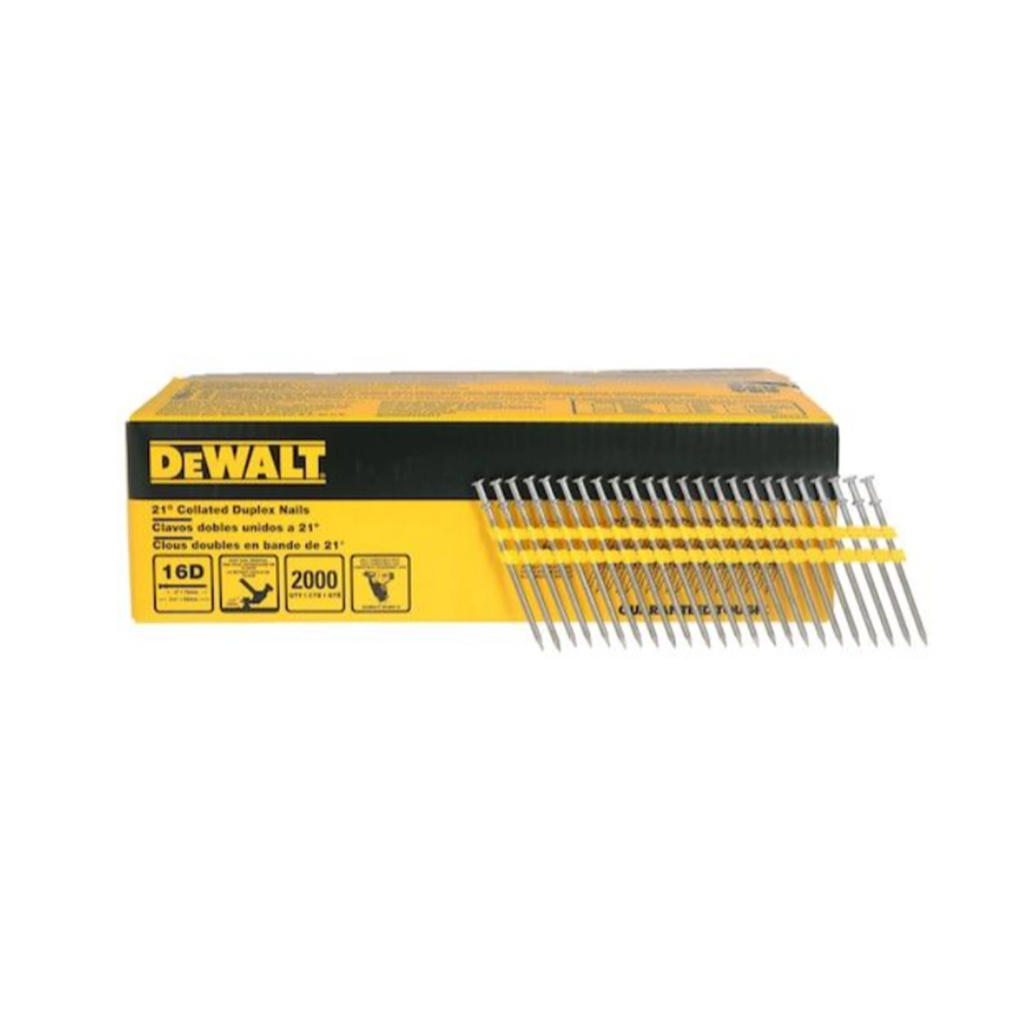 DeWALT DN350-XJ duplex nagel 21° (16D) plastiekgebonden - 76/89 x 3,3mm - 2000st-image