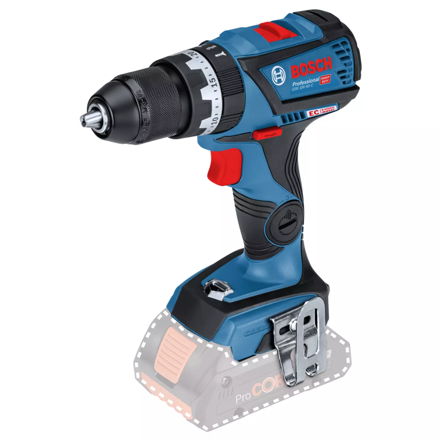 Bosch Accu toolkit 5 Toolkit 18V GSB 18V-60 C + GWS 18V-10 C + GBH 18V-26 + GSA 18V-LI + GLI 18V-1200 C - 1x ProCORE 18V 4,0Ah + 2x ProCORE18V 8,0Ah-image