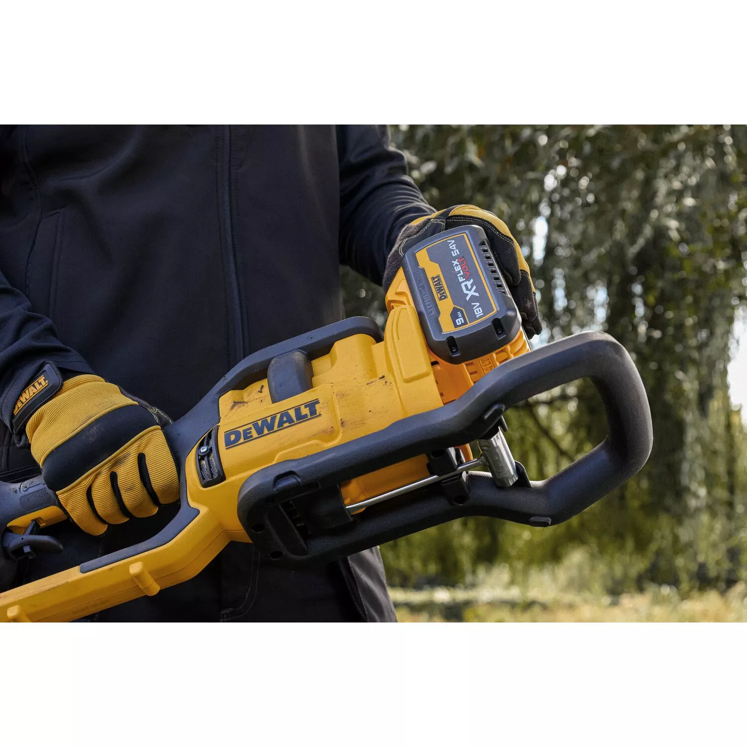 DeWALT DCMPS635N Corps de tronçonneuse sans fil 54 V XR Flexvolt Li-ion sur manche - 25 cm-image
