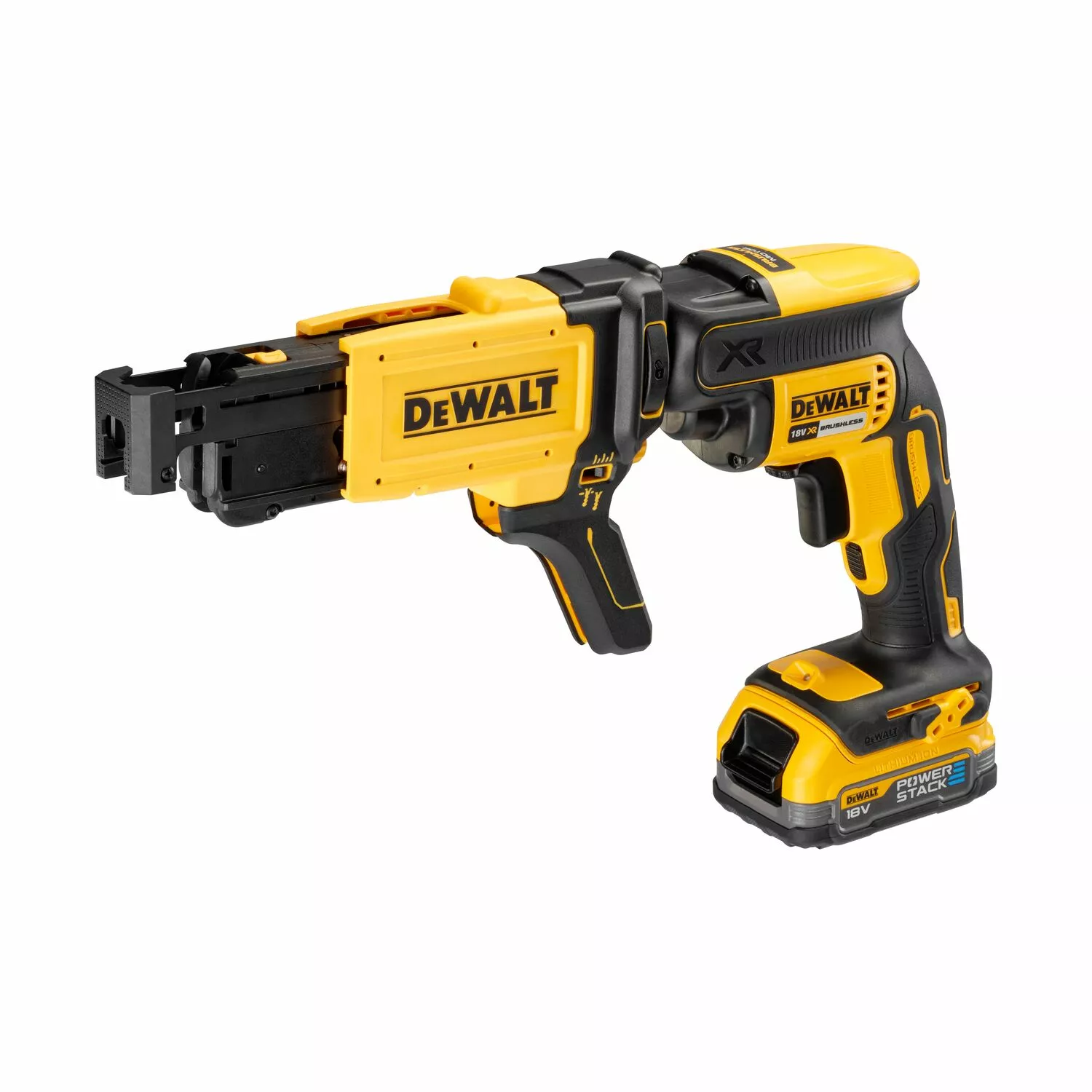DeWALT DCF620E1K-XJ 18V Li-ion XR accu gipsschroefmachine / bandschroefmachine set (1x POWERSTACK accu) in TSTAK - koolborstelloos - 25-27mm-image