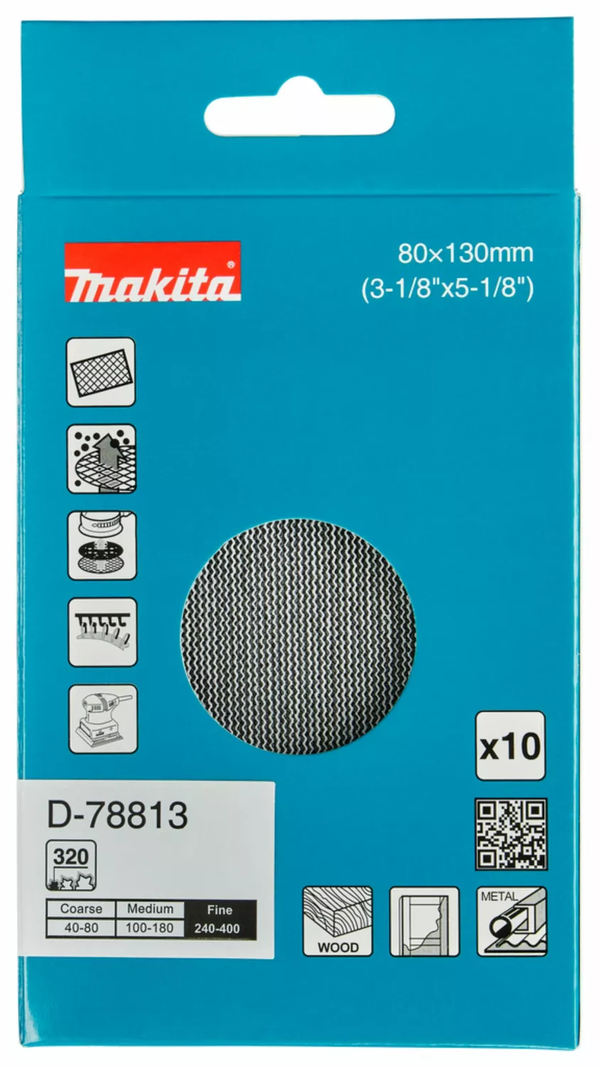 Makita D-78813 Schuurnet -  80x130mm K319-image