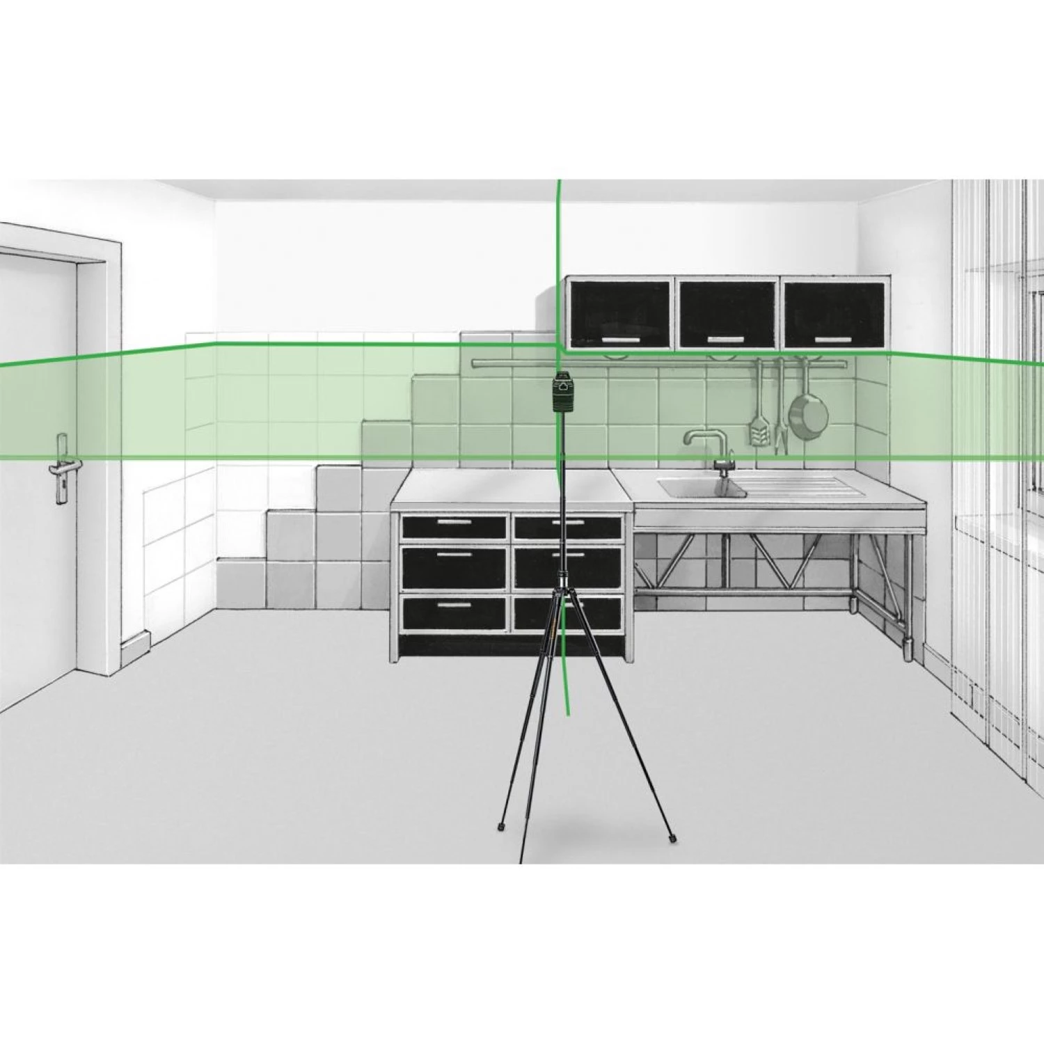 Laserliner SpiderStand Trépied laser - réglable - 35-150 cm-image