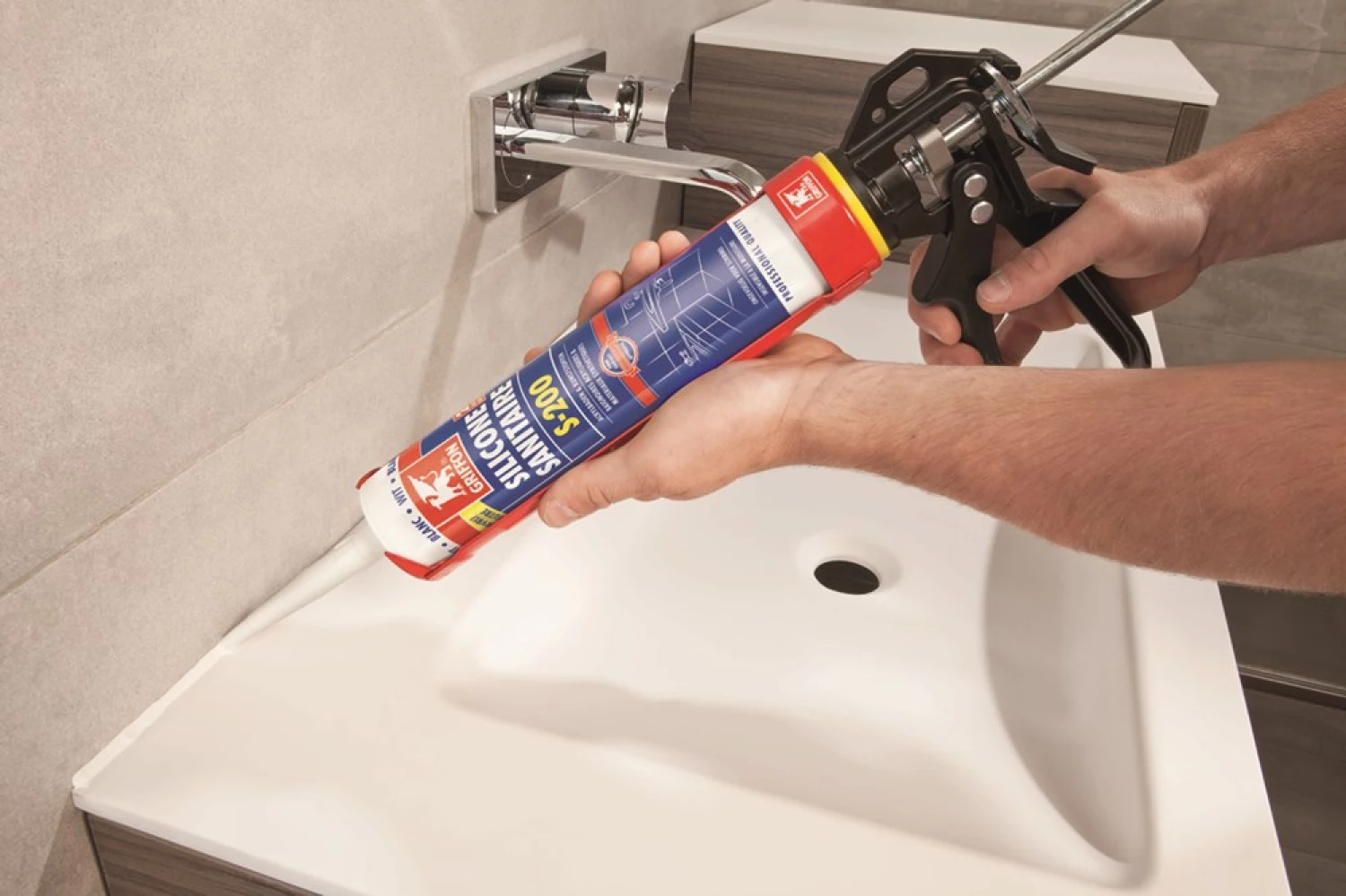Griffon Silicone Sanitaire S-200 - wit - 300 ml-image