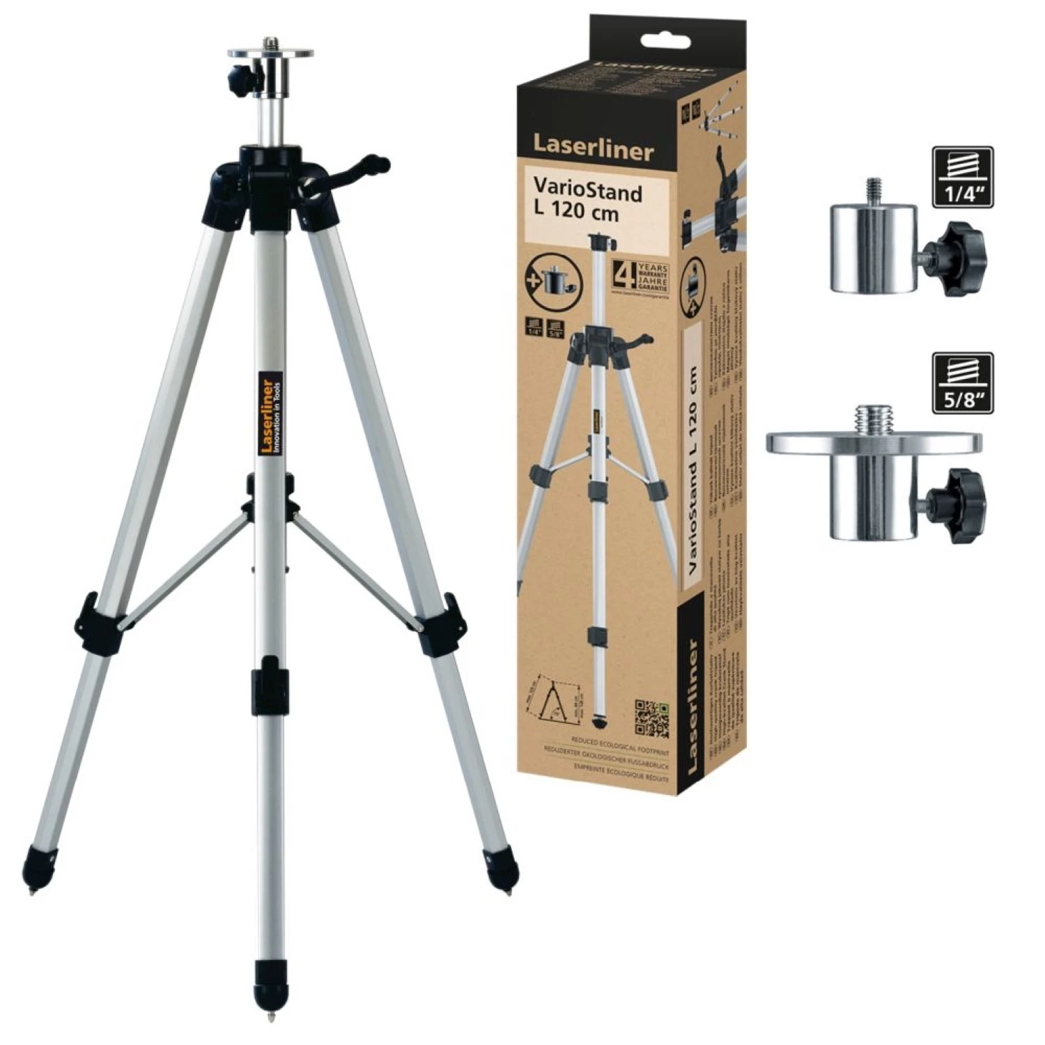 Laserliner VarioStand L Laser statief - verstelbaar - 44-120 cm-image
