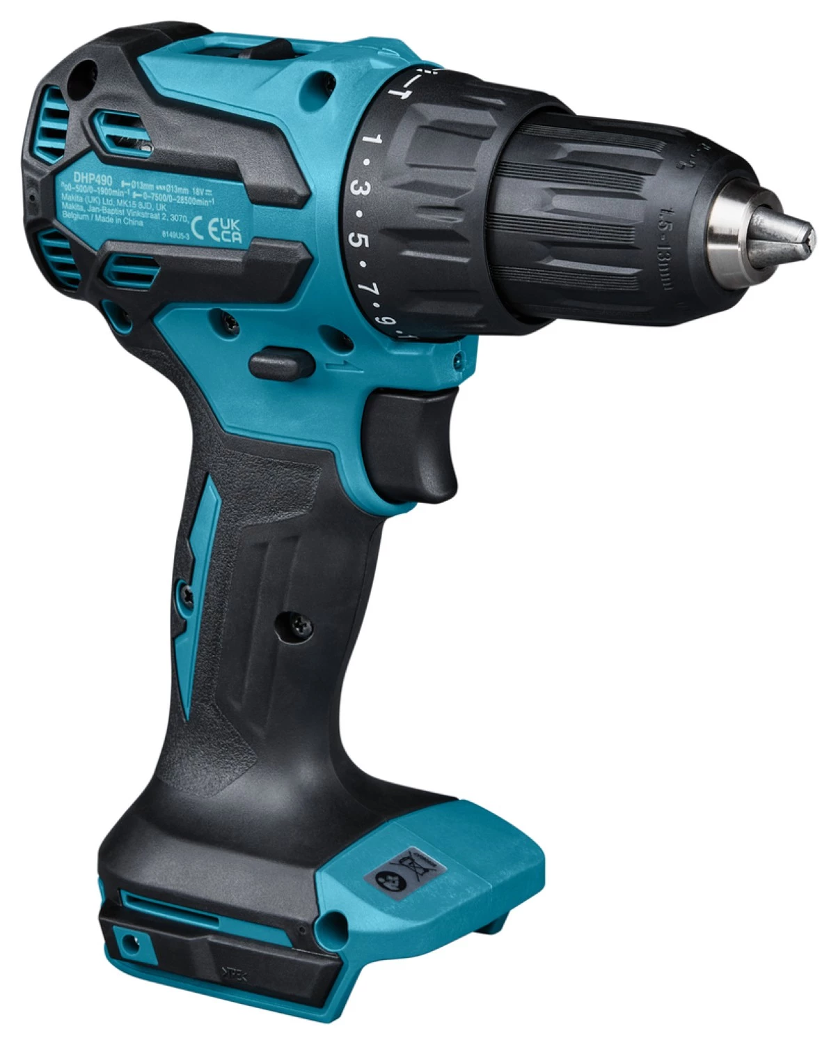 Makita DHP490Z 18 V Li-ion corps de perceuse-visseuse à percussion sans fil-image