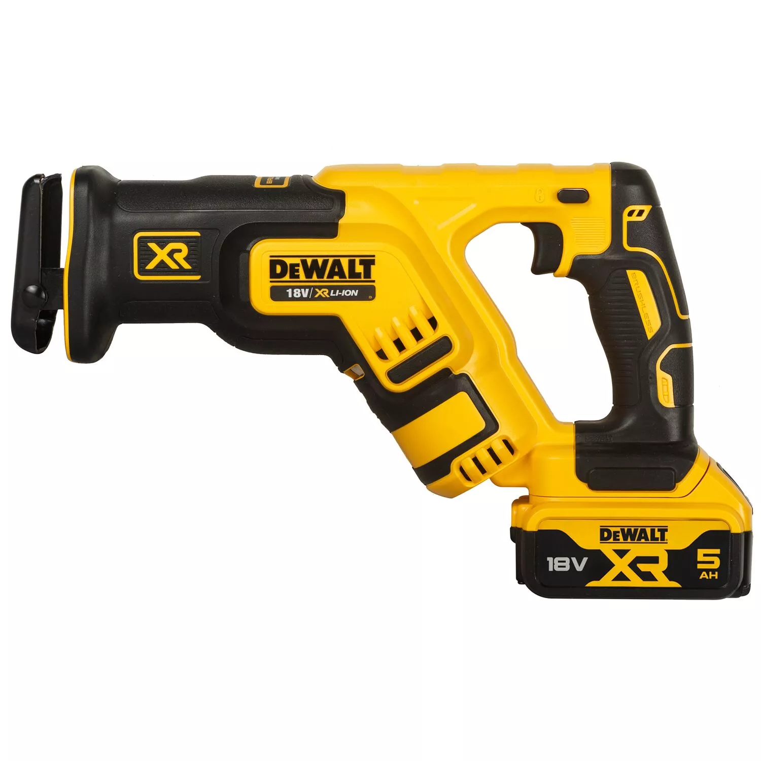 DeWALT DCS367P2 18V Li-ion XR accu reciprozaag set (2x 5.0Ah) in TSTAK - koolborstelloos-image