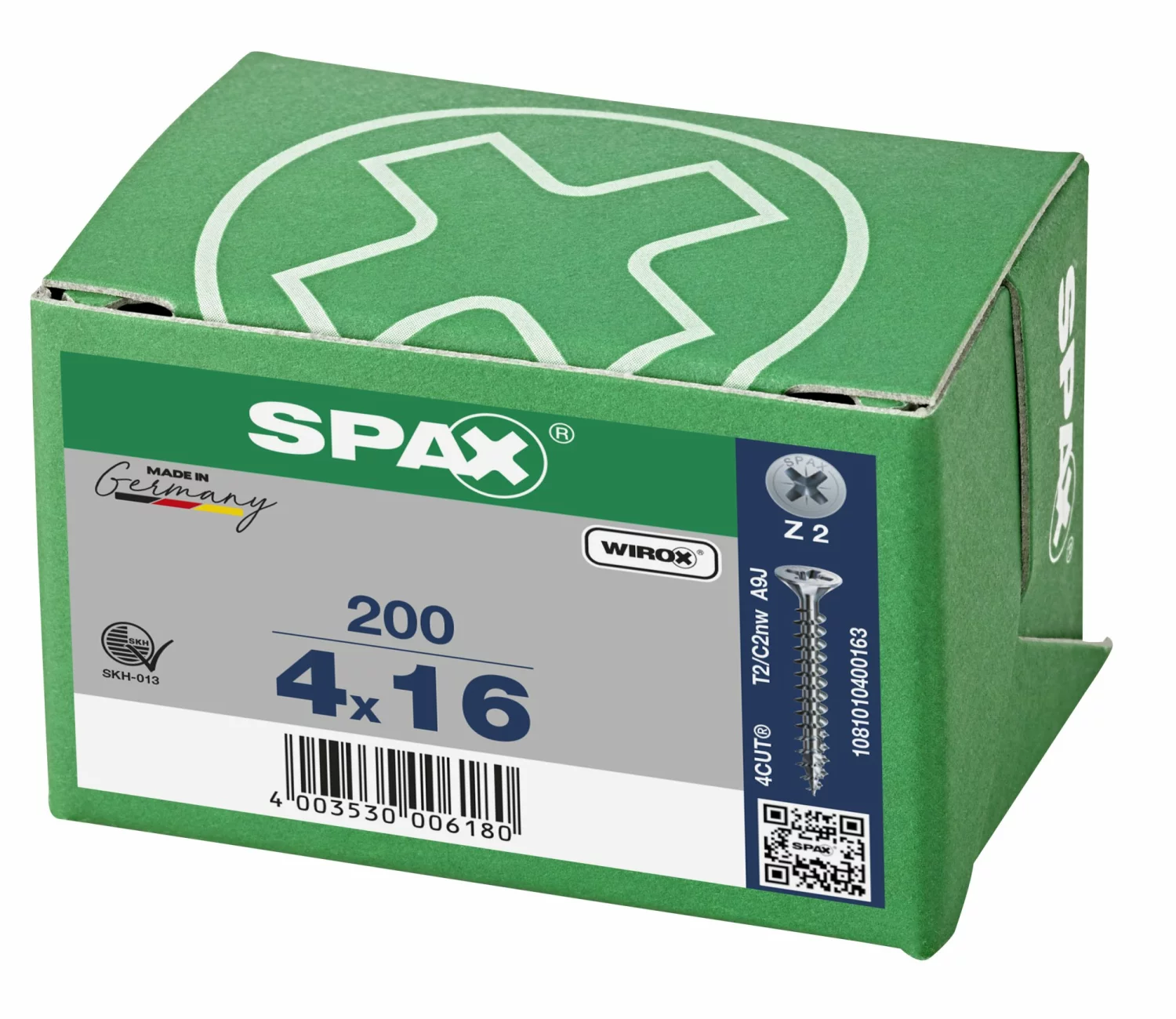 SPAX Universele schroeven verzonken kop - voldraad - Z2 - 4.0x16 mm (200st)-image