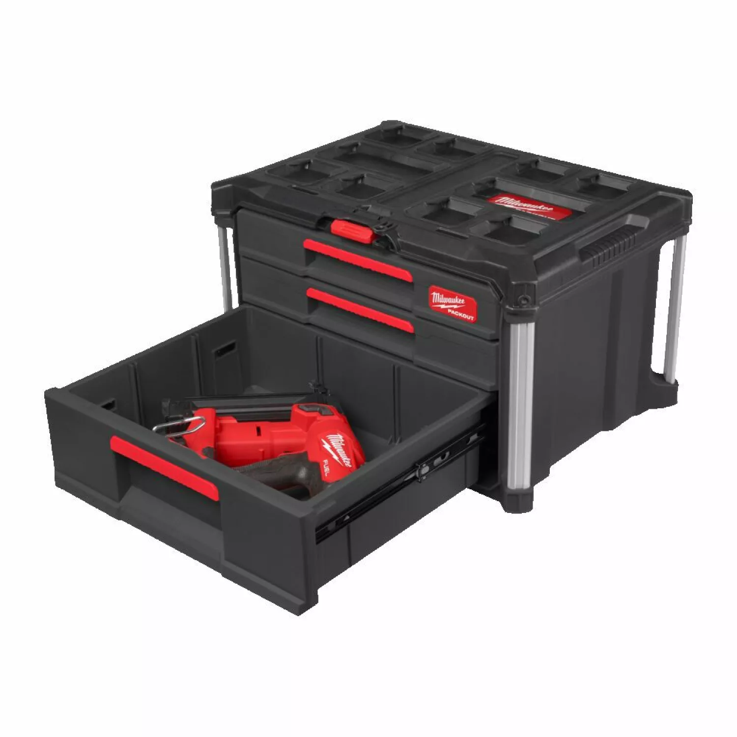 Milwaukee 4932493190 Packout gereedschapskoffer 2+1 lades-image