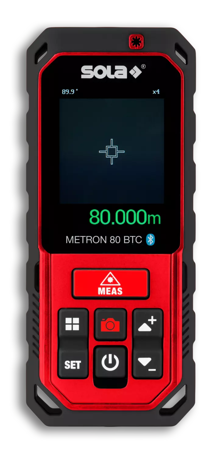 Sola METRON 80 BTC Laser afstandsmeter in tas - Bluetooth - 80m-image