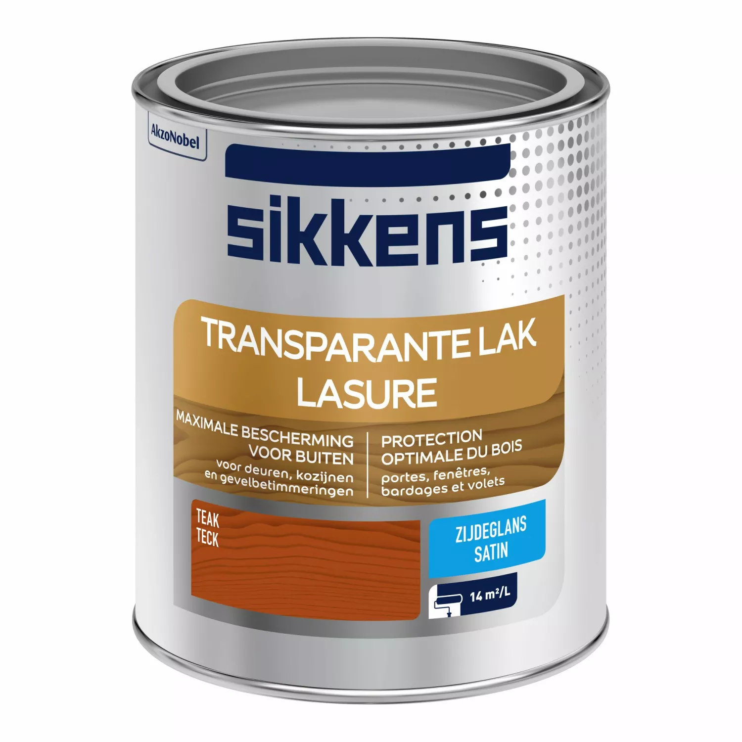 Sikkens Buitenlak Transparant Zijdeglans - Teak 085 - 750ml-image