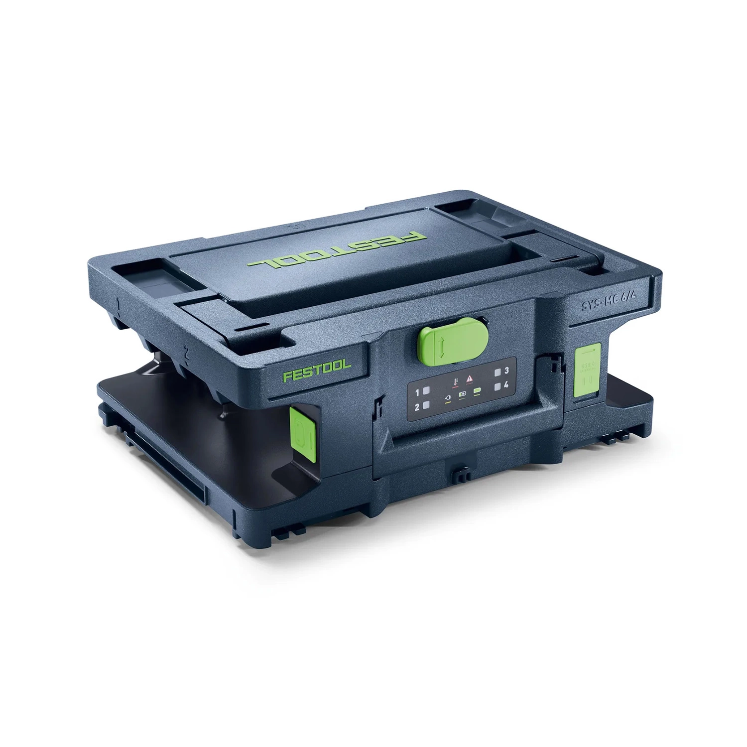 Festool SYS-MC 6/4 Sneloplaadapparaat 10,8 V tot 18 V - 4 accu's - 6A-image