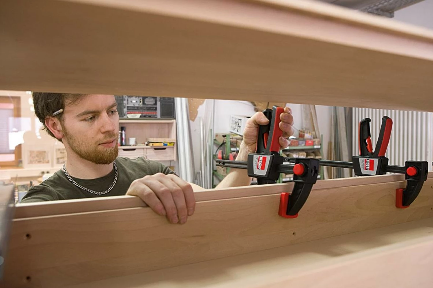 Bessey EZS158 Eenhands Lijmtang - 150 x 80mm-image