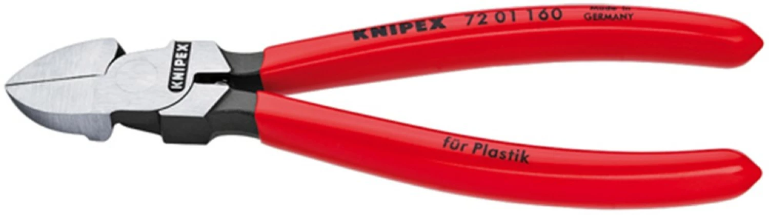 Knipex 7201180 Zijsnijtang voor kunststof - 180mm