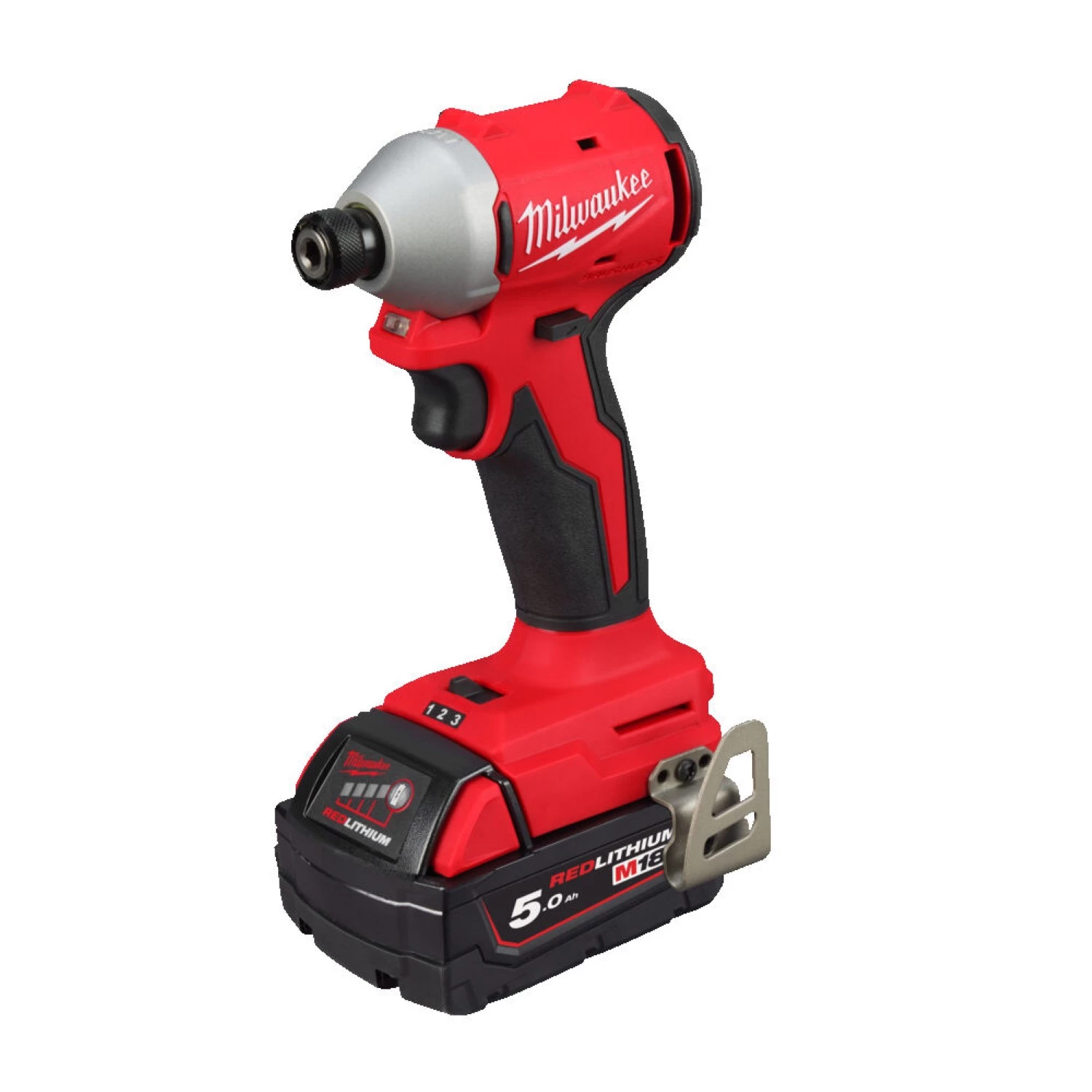 Milwaukee M18 BLPP2B3-502X 18V Li-Ion accu klopboor- /schroefmachine (M18 BLDD2-0) & slagschroevendraaier (M18 BLIDR-0) combiset (2x 5.0Ah) in HD Box-image