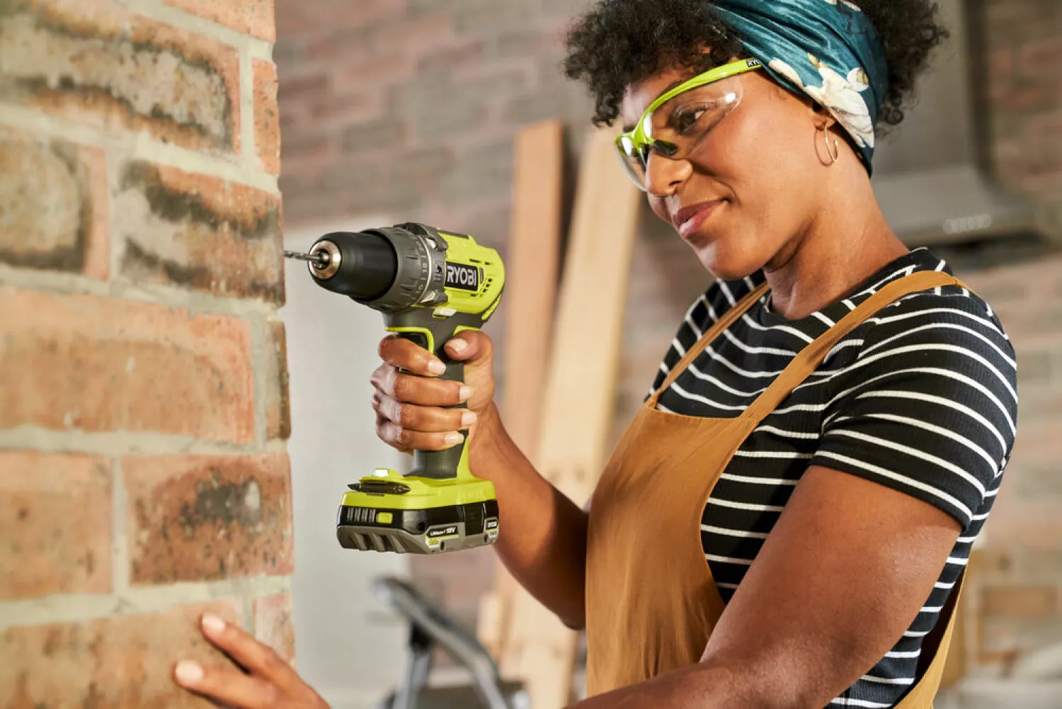 Ryobi R18PD3-0 ONE+ 18V Li-ion Perceuse / Visseuse à percussion sans fil - Machine seule-image