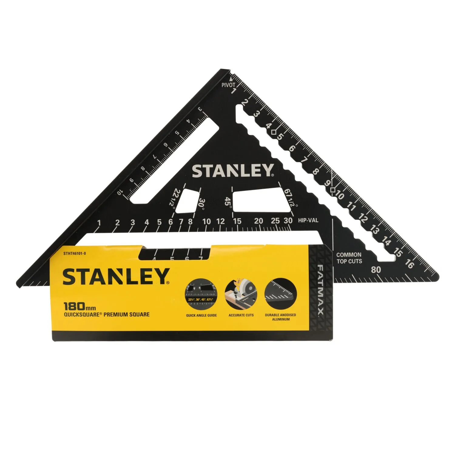 Stanley STHT46101-0 Meetdriehoek - Aluminium - 18cm