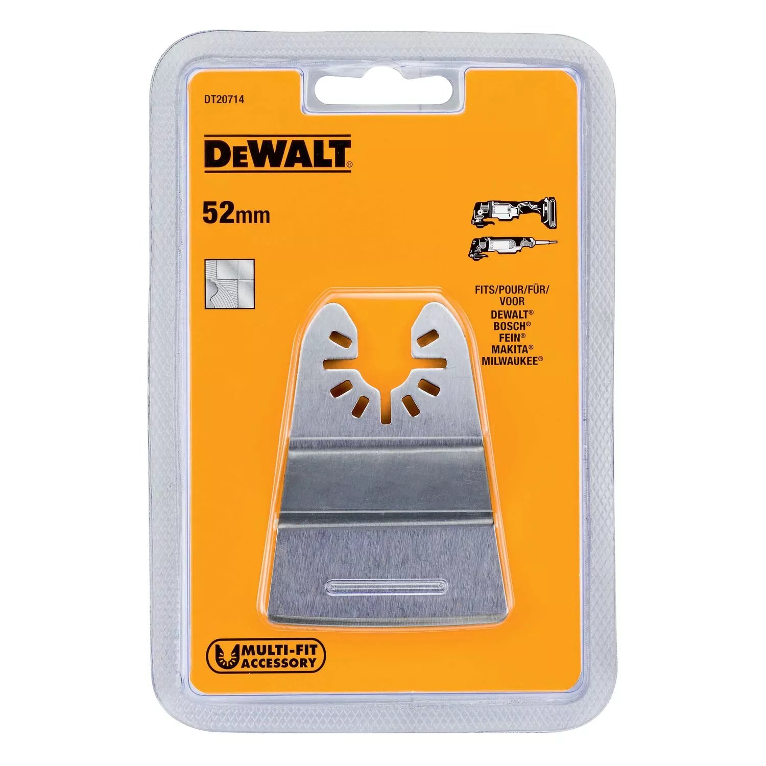 DeWALT DT20714-QZ universeel multitool schaafzaagblad - 52mm-image