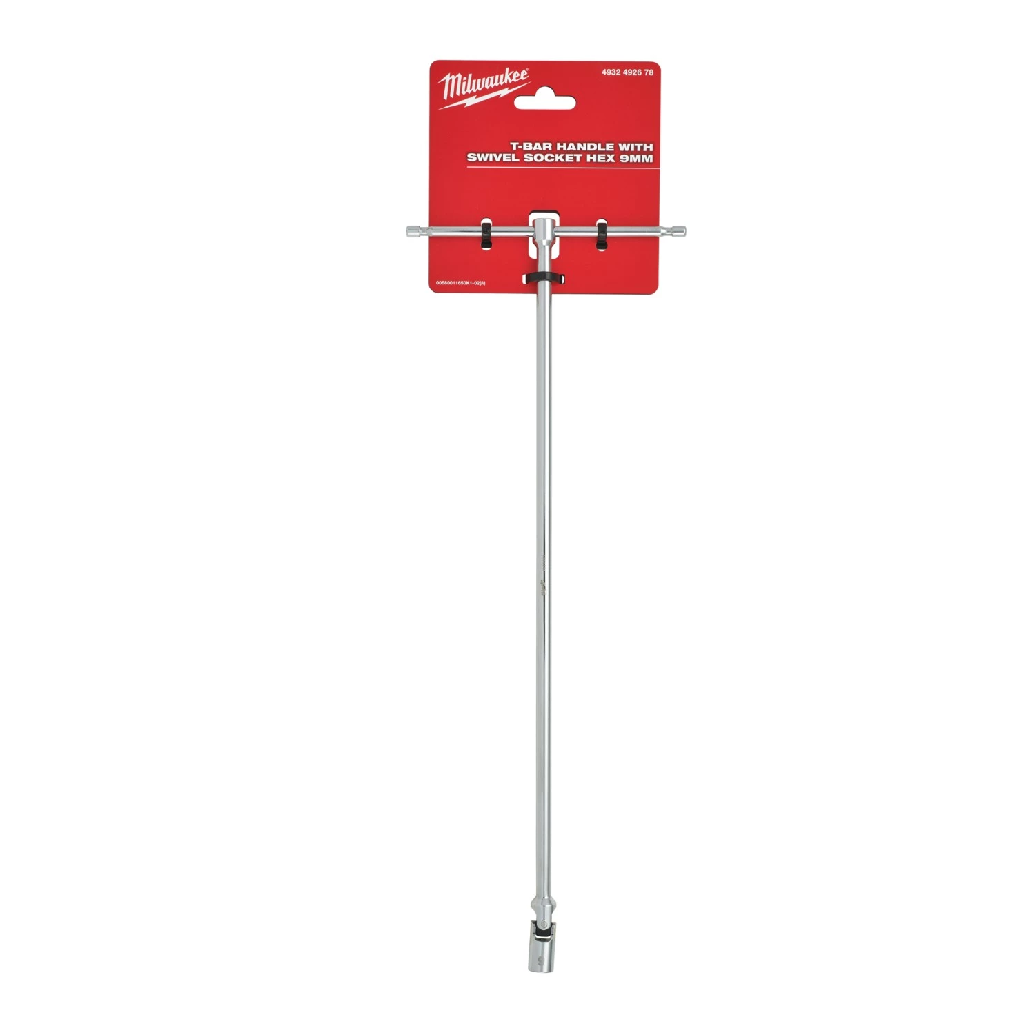 Milwaukee 4932492678 Clé à douille en T avec articulation à cardan - 9 mm-image