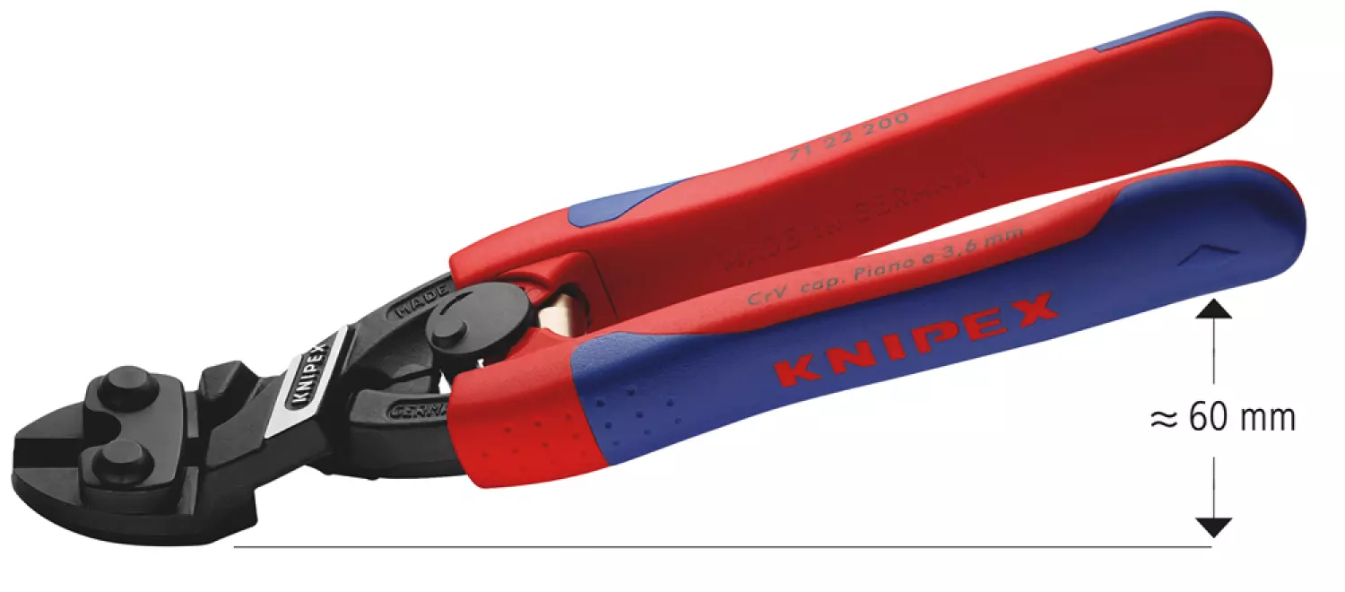 Knipex 7122200 CoBolt Boutensnijder - Compact - Gebogen - 200mm-image