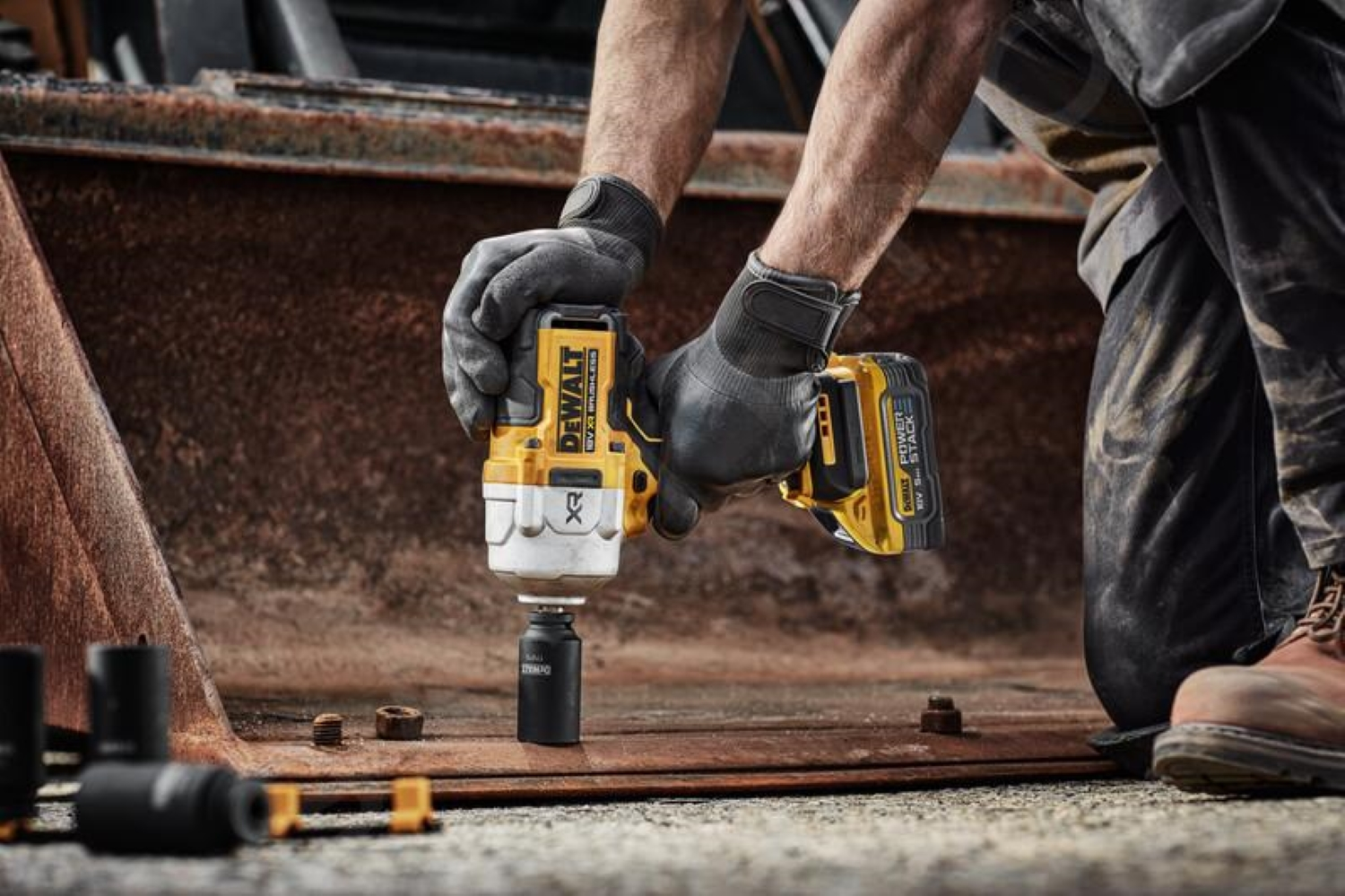 DeWALT DCF961H2T 18V Li-ion XR accu slagmoersleutel set (2x 5,0Ah) in TSTAK - 1/2'' - 1626Nm - Koolborstelloos-image