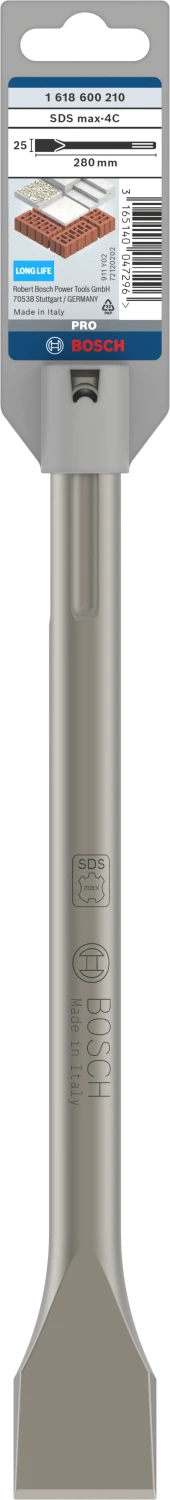 Bosch 1618600210 - Burin plat SDS-Max, 280 x 25 mm-image