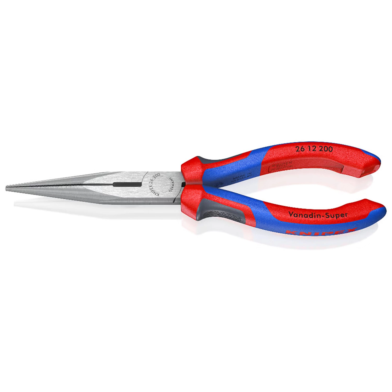 Knipex 26 12 200 - Pince demi-ronde avec tranchant (pince bec de cigogne)-image