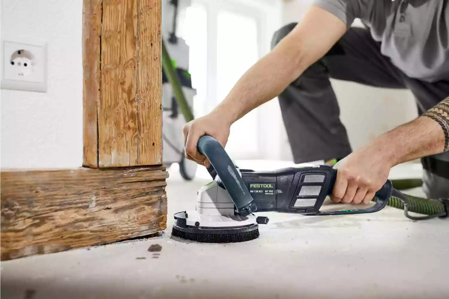 Festool RG 130 ECI-Set DIA TH Renovatieslijpmachine in systainer - 1600W - 130mm-image