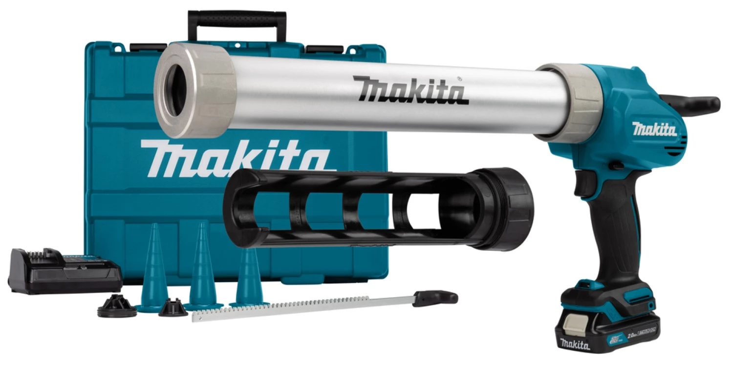 Makita CG100DSAX 12V Max Li-ion Accu Lijm- en kitspuit set (2.0Ah accu) in koffer-image