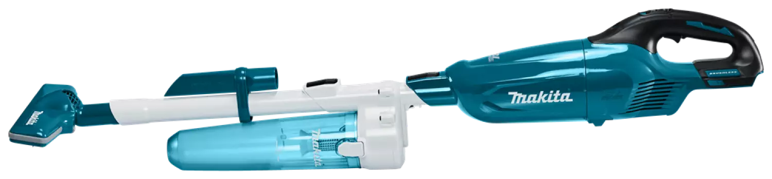 Makita DCL280FZC 18 V V Li-ion accu steelstofzuiger body - blauw met cycloon - koolborstelloos-image