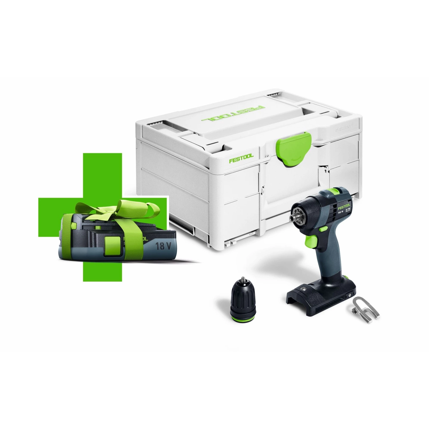 Festool TXS 18-Basic 18V Li-ion Accu Schroefboormachine set (1x 3,0Ah) in Systainer-image