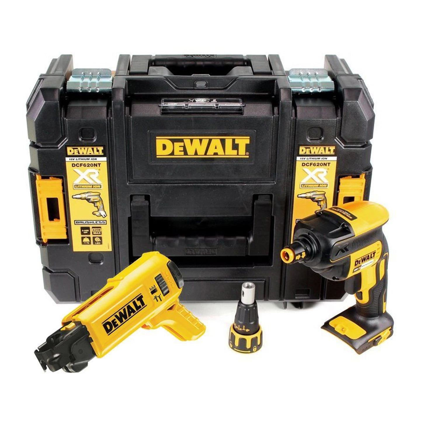 DeWALT DCF620NT Visseuse plaques de plâtre sans fil 18V Li-Ion (machine seule) dans TSTAK - Moteur brushless-image