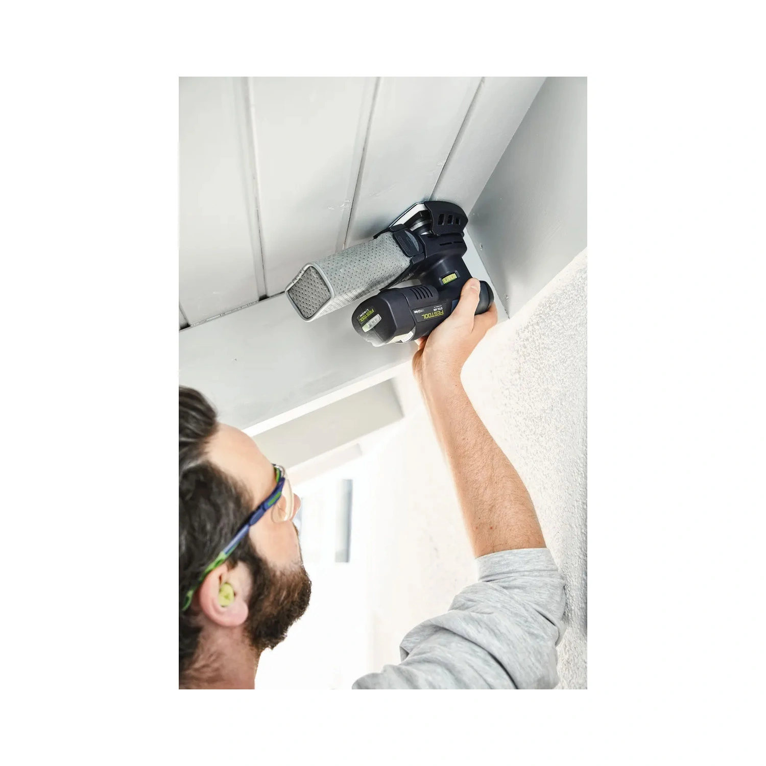Festool DTSC 400 3,0 I-Plus Kit de ponceuse delta sans fil (2 x 3 Ah) dans un Systainer - 18 V - 100 x 150 mm