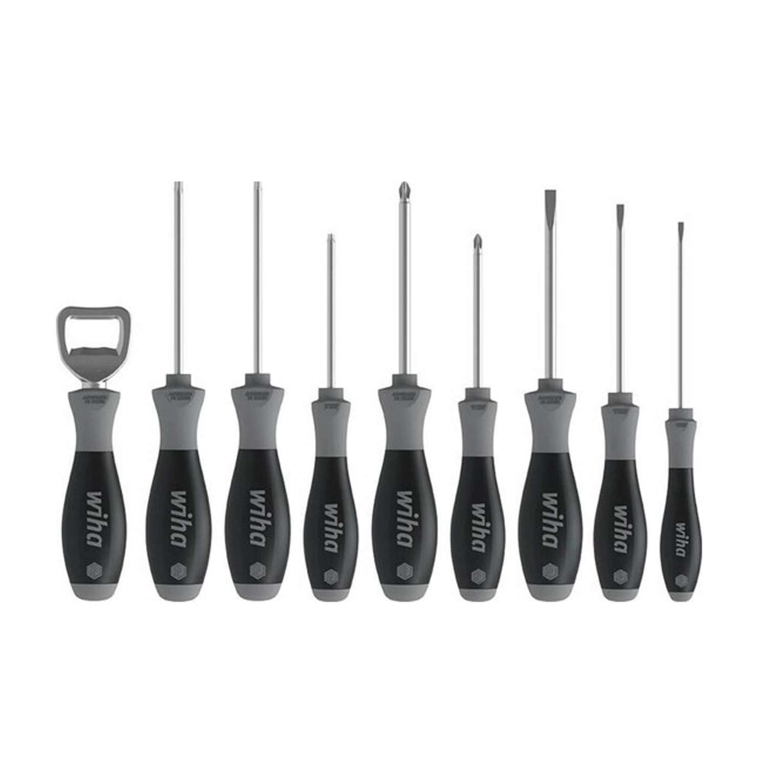 Wiha 7209NK2002 Jeu d'outils VDE slimVario 31 pièces dans un sac + 85 ans SoftFinish Jeu de tournevis 9 pièces-image