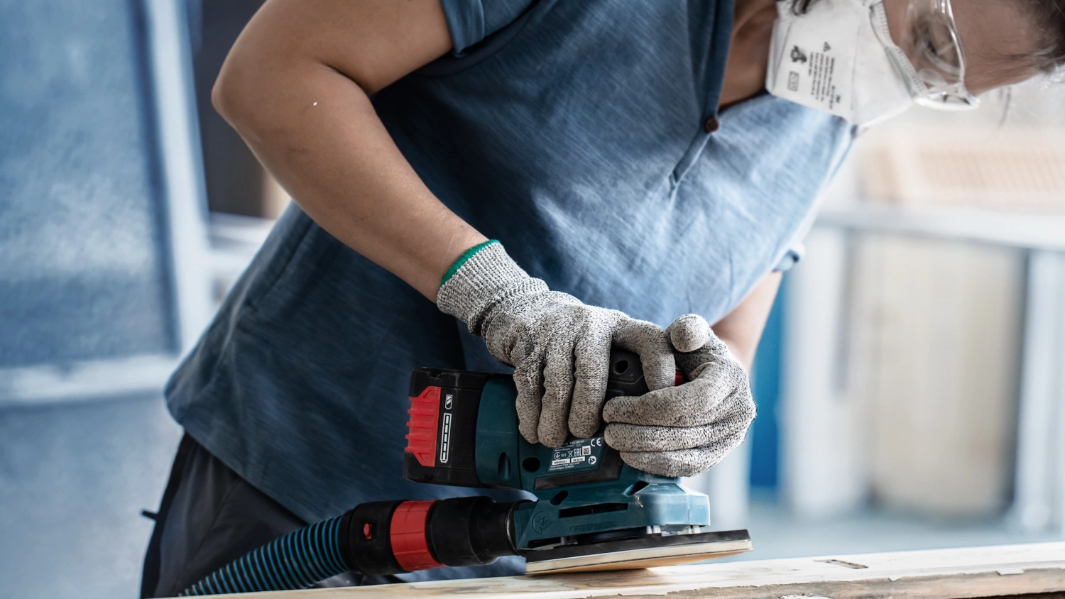 Bosch EXPERT 2608901118 - EXPERT Abrasif C470 Best for Wood and Paint, 100 x 150 mm, grain 180, 7 trous, 10x-image